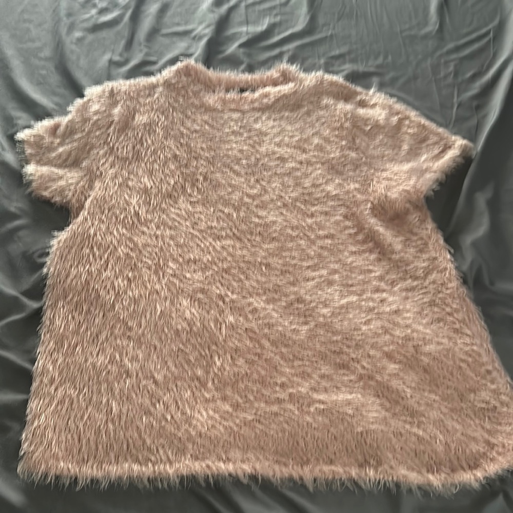 Pink fluffy shirt